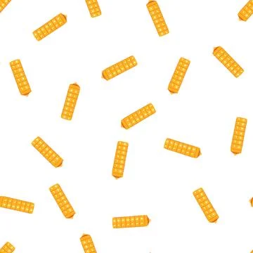 Pattern compact pill organizer cartoon vector Stock Illustration