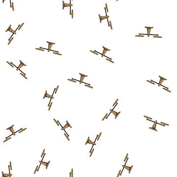 Pattern compare balance scale cartoon vector Illustrazione stock