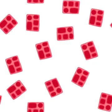 Pattern compartmentalized multi section meal tray cartoon vector Stockillustratie