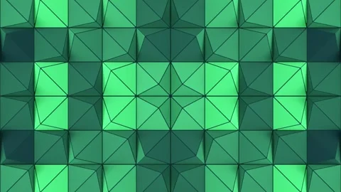 Pattern composed of a grid of squares. 3d rendering loop animation 4K Stock Footage 277573924