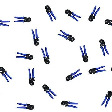 Pattern computer crimper tool cartoon vector Illustrazione stock