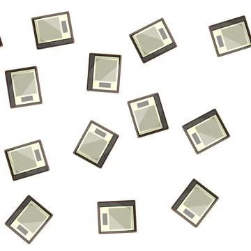 Pattern computer ebook reader cartoon vector Stock Illustration