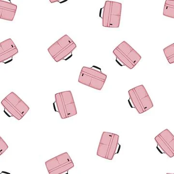 Pattern computer laptop bag cartoon vector 库存插图