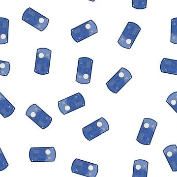 Pattern computer microcontroller cartoon vector イラスト素材