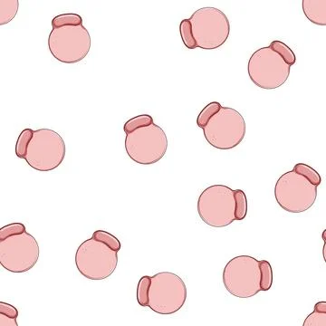 Pattern computer mouse pad cartoon vector Stock Illustration
