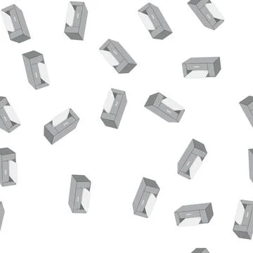 Pattern computer printer paper cartoon vector Stock Illustration