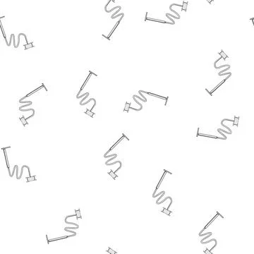 Pattern computer table phone holder cartoon vector Illustrazione stock