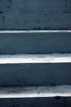 Pattern of concrete benches empty in the mini stadium Stockfoto's