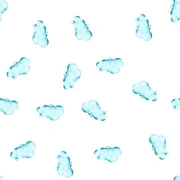 Pattern conditioner shampoo foam cartoon vector Stock Illustration