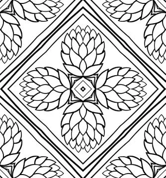 Pattern with cones. Stock Illustration