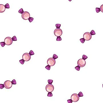 Pattern confectionery candy cartoon vector Stock Illustration