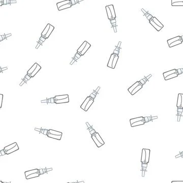 Pattern congestion nasal spray bottle cartoon vector 스톡 일러스트