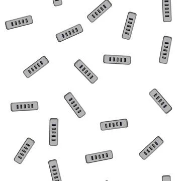 Pattern connect usb hub cartoon vector Stock Illustration