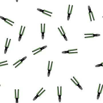 Pattern connection crimper tool cartoon vector Stock Illustration