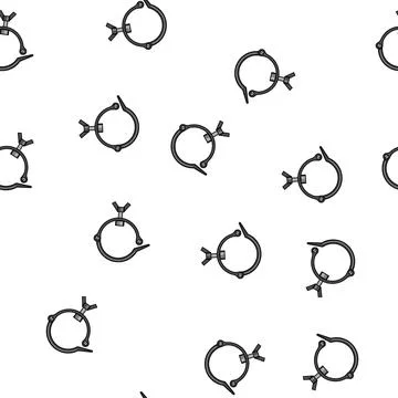 Pattern connector pipe clamp cartoon vector Stock Illustration