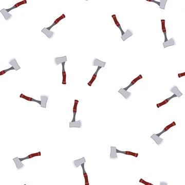 Pattern conquest viking axe cartoon vector Stock Illustration