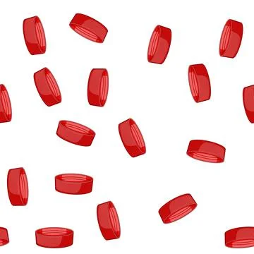 Pattern conservation plastic bottle cap cartoon vector イラスト素材