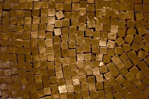 Pattern consisting of multi-colored squares. Mosaic background. Foto stock