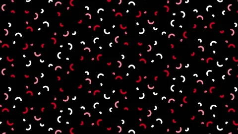 Pattern consists of small, curved, crescent-like shapes and tiny dots in sha Stock Footage 321459569