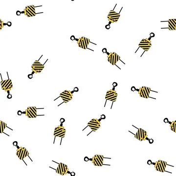 Pattern construction crane hook cartoon vector Stock Illustration