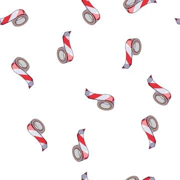 Pattern construction danger tape cartoon vector イラスト素材