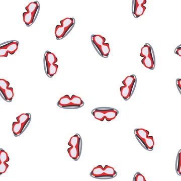 Pattern construction safety goggles cartoon vector イラスト素材
