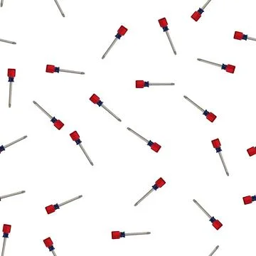 Pattern construction screwdriver tool cartoon vector Stock Illustration
