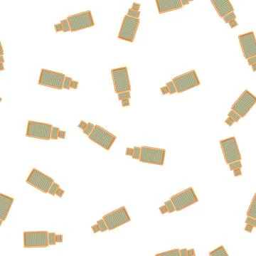 Pattern construction skyscraper cartoon vector Stock Illustration