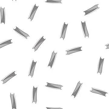 Pattern construction steel beam cartoon vector Stock Illustration