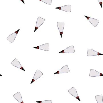 Pattern construction wood glue cartoon vector Illustrazione stock