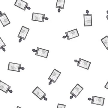 Pattern contact id card cartoon vector Stock Illustration