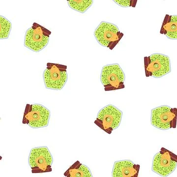 Pattern container jam jar cartoon vector Ilustración de archivo