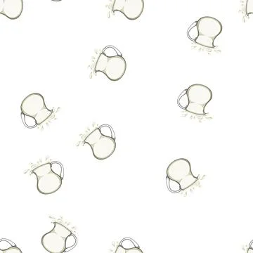 Pattern container milk jug cartoon vector Stock Illustration