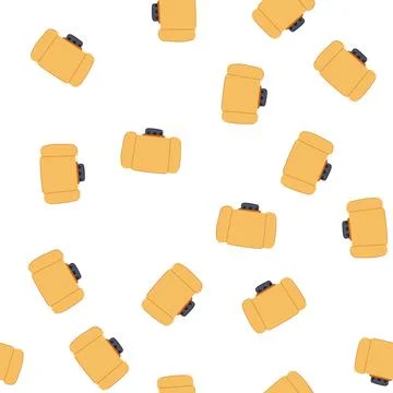 Pattern container rain barrel cartoon vector Illustrazione stock