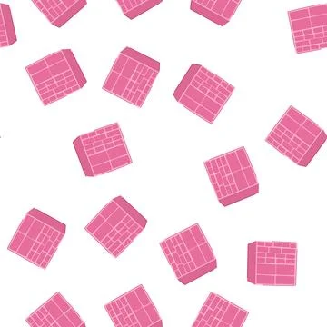 Pattern containers craft organizer cartoon vector Ilustración de archivo
