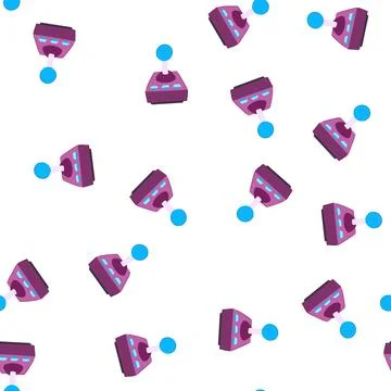 Pattern control arcade joystick cartoon vector Stock Illustration