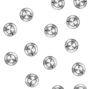 Pattern control dial knob cartoon vector Stock Illustration