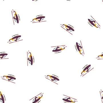 Pattern control helicopter toy cartoon vector Stock Illustration