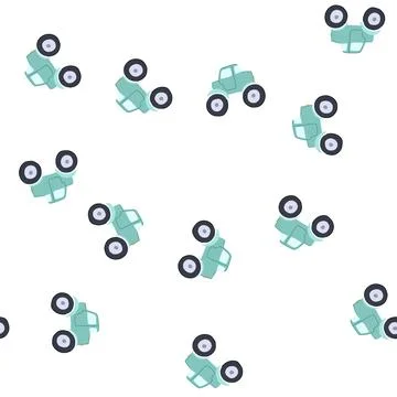 Pattern control toy car cartoon vector Stock Illustration