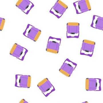 Pattern convenience pool cleaning robot cartoon vector Illustrazione stock