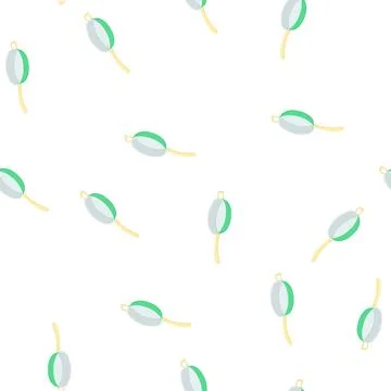 Pattern cook frying pan cartoon vector Stock Illustration