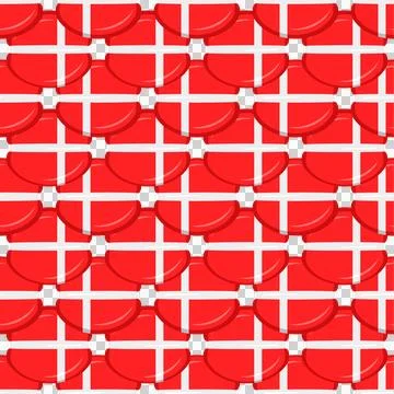 Pattern cookie with flag country Denmark in tasty biscuit Stock Illustration