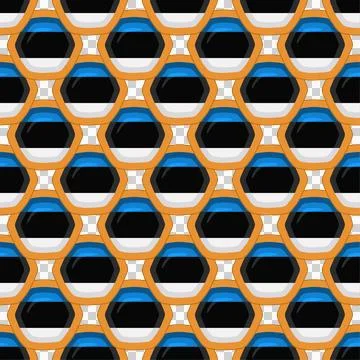 Pattern cookie with flag country Estonia in tasty biscuit Stockillustratie