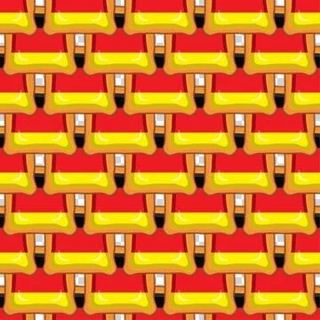 Pattern cookie with flag country Germany in tasty biscuit Stock Illustration