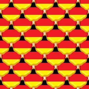 Pattern cookie with flag country Germany in tasty biscuit Stock Illustration