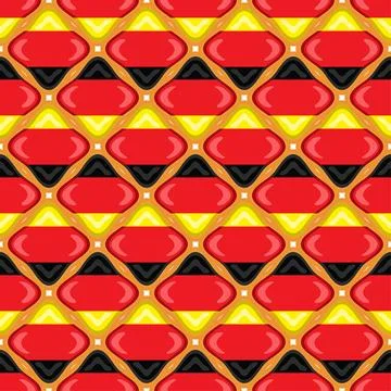Pattern cookie with flag country Germany in tasty biscuit Stock Illustration