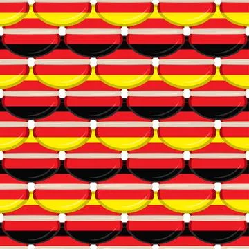 Pattern cookie with flag country Germany in tasty biscuit Stock Illustration