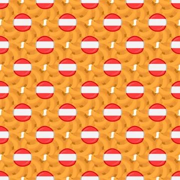 Pattern cookie with flag country Latvia in tasty biscuit Stock Illustration