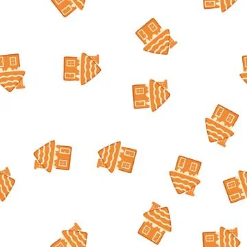 Pattern cookie gingerbread cartoon vector Stock Illustration