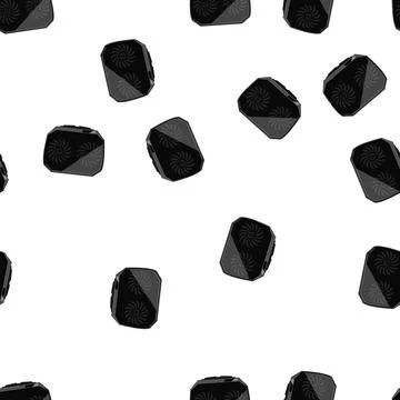 Pattern cool cooling pad cartoon vector Stock Illustration
